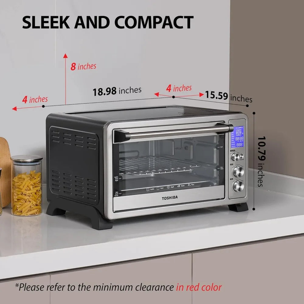 Toshiba 25 Liter 10 In One Convection Toaster Oven Rotisserie
