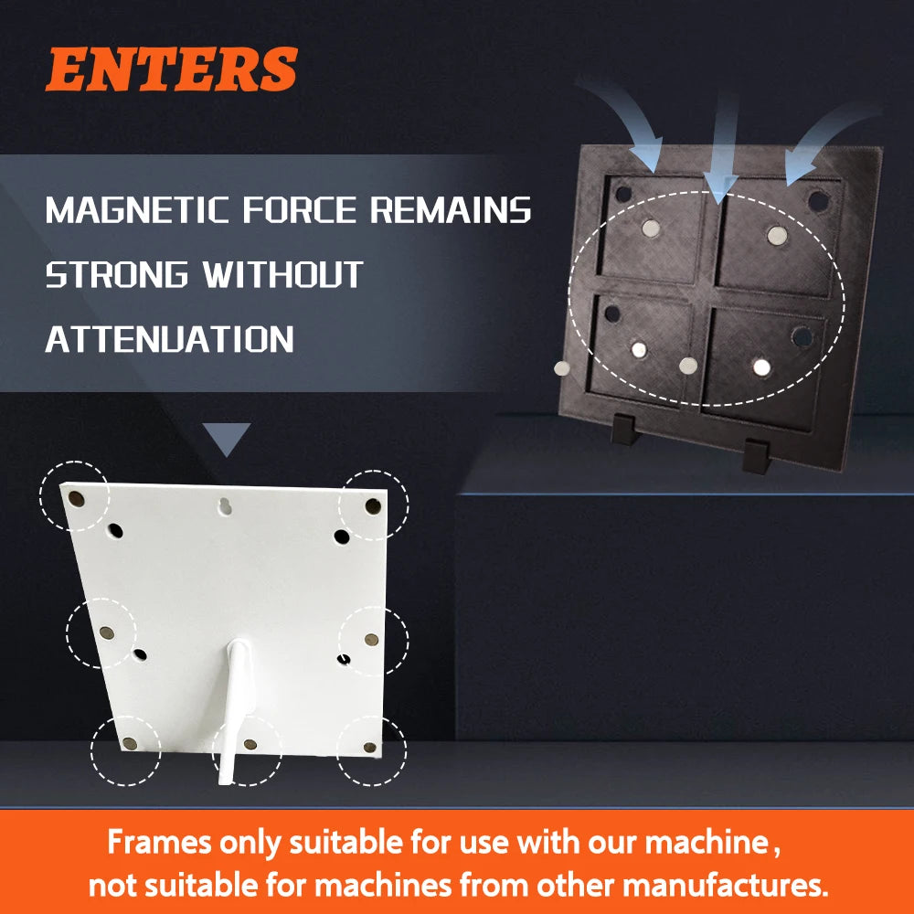 Blank Magnetic Photo Frames For Refrigerator Picture Inserts
