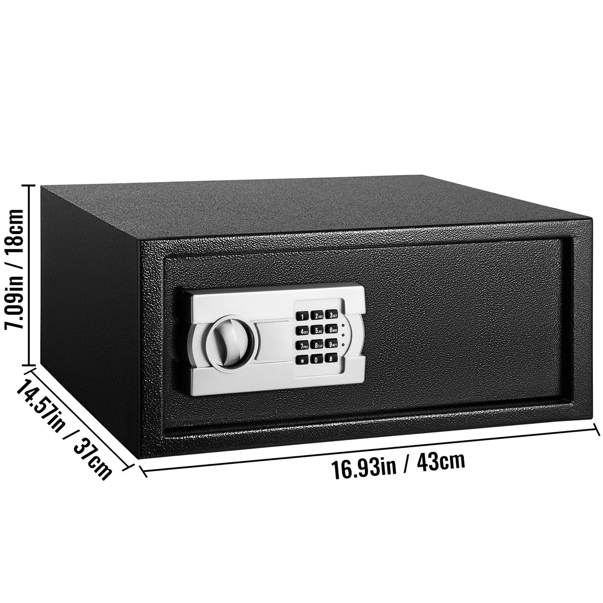 Electronic Safe Deposit Box With Digital Access And Hidden Storage