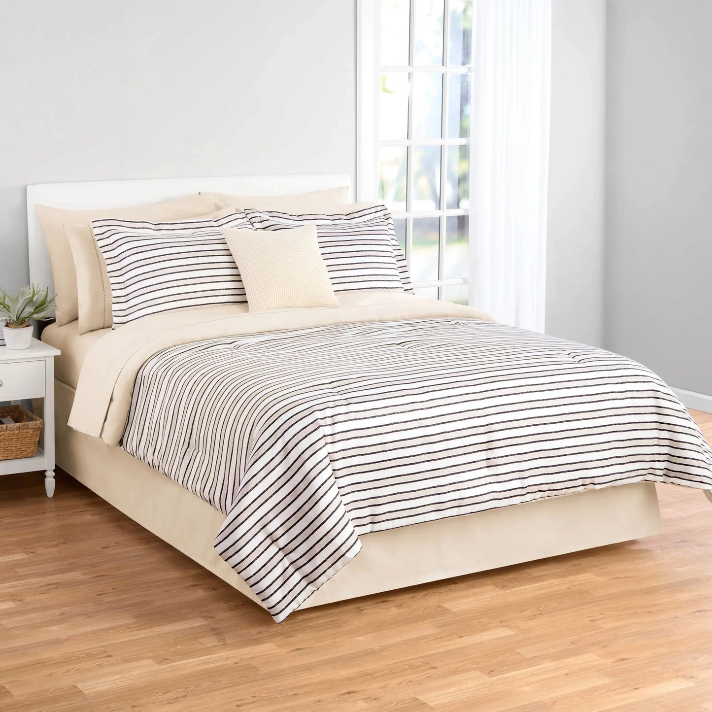 Soft Touch Bed In A Bag 11-Piece Reversible Bamboo Set
