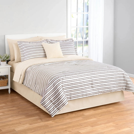 Soft Touch Bed In A Bag 11-Piece Reversible Bamboo Set