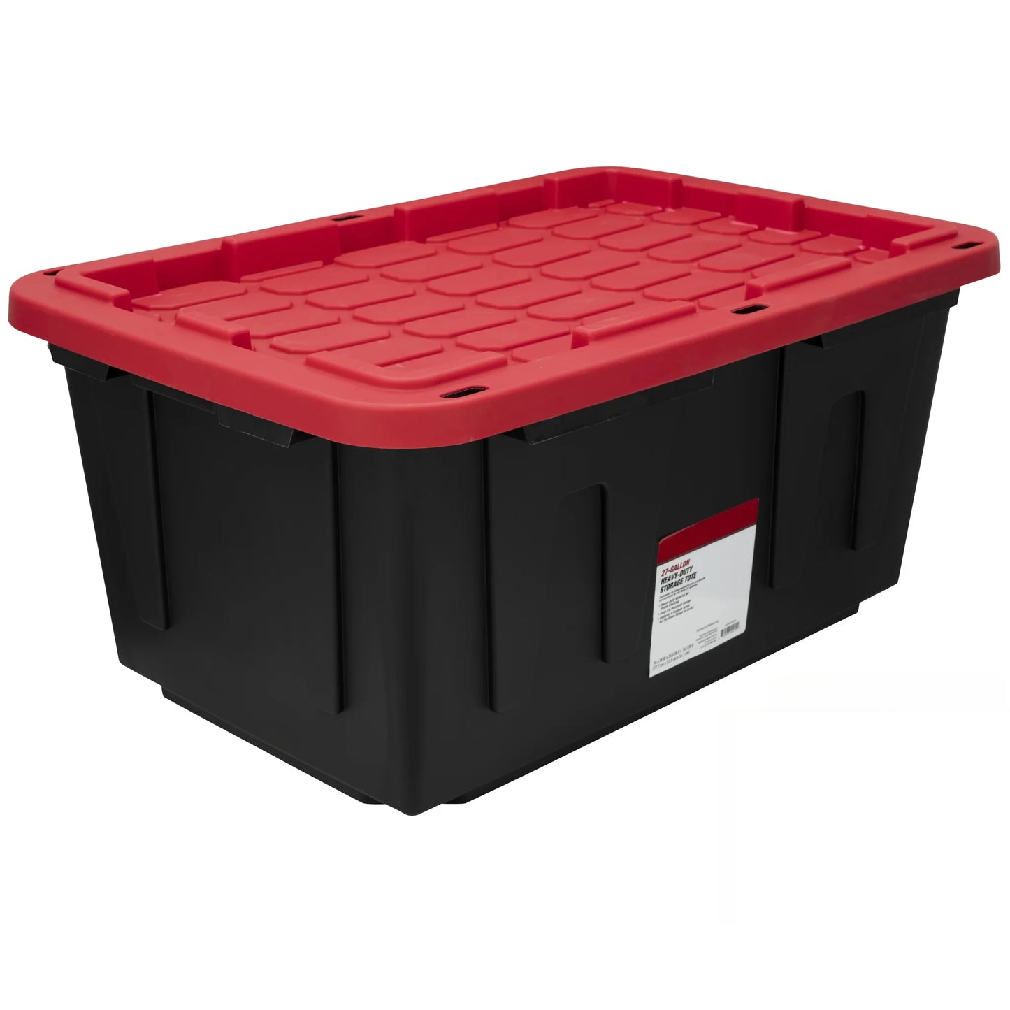 27 Gallon Snap-Lid Storage Bin With Heavy-Duty Plastic Container