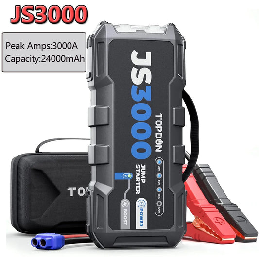 TOPDON Portable Car Jump Starter And Power Bank Battery Booster