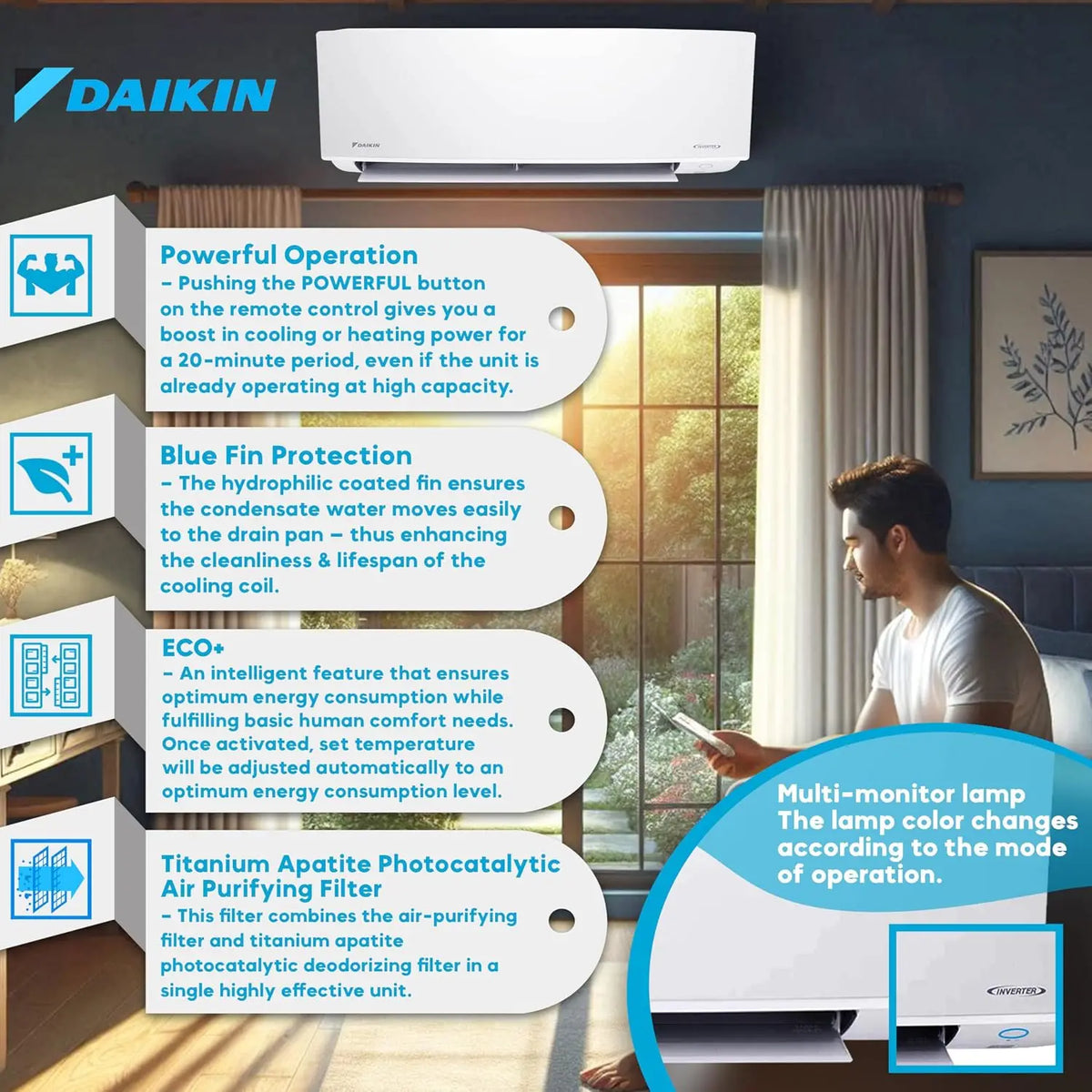 Ductless Mini Split Heat Pump Air Conditioner With Installation Kit