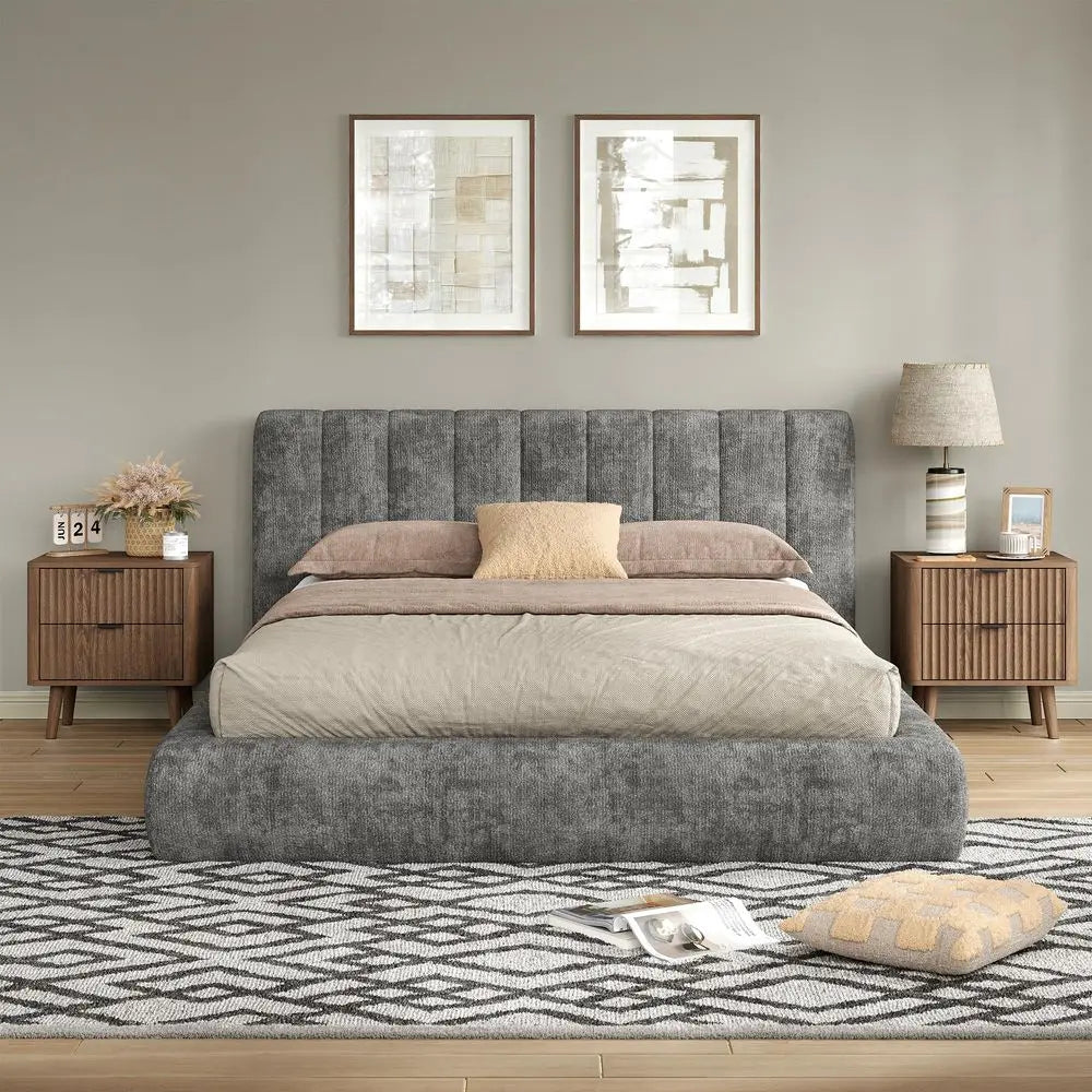 Queen Adjustable Bed Frame And Cooling Gel Memory Foam Mattress