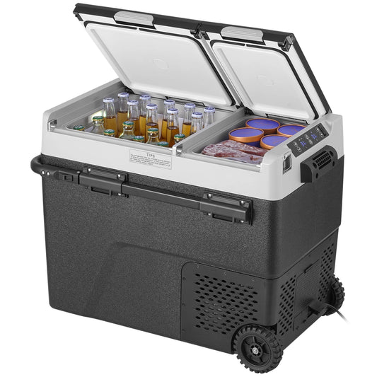 Portable Car Refrigerator Dual Zone Compressor Cooler