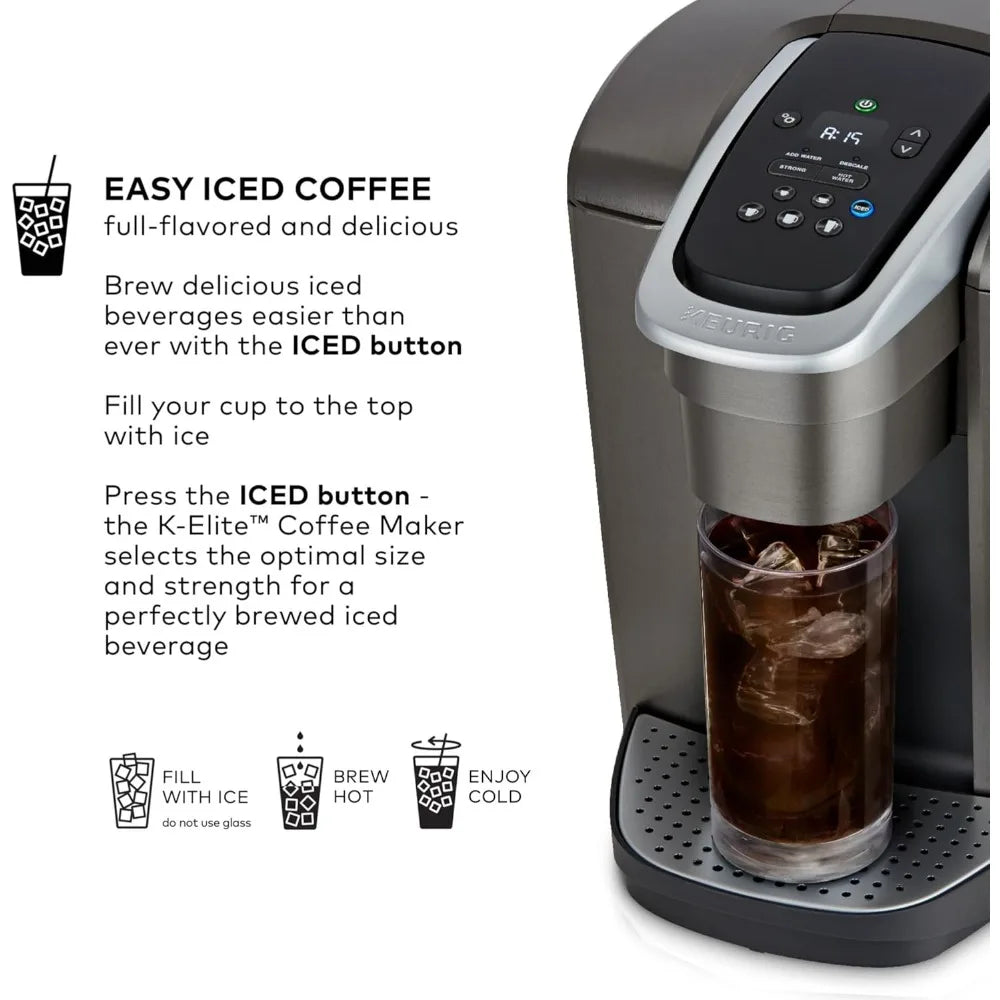 Keurig K-Elite Coffee Maker With Strength And Temperature Control