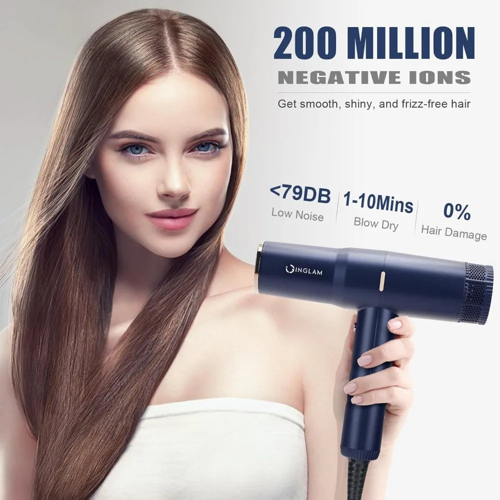 IG INGLAM Diffuser Hair Dryer With Brushless Motor And Negative Ion