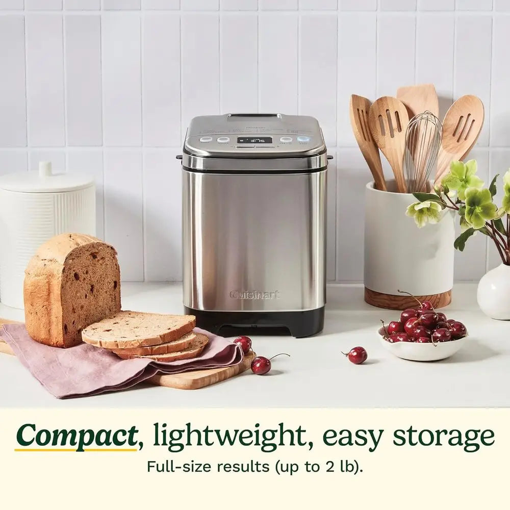 Stainless Steel Automatic Bread Maker With 12 Menu Options