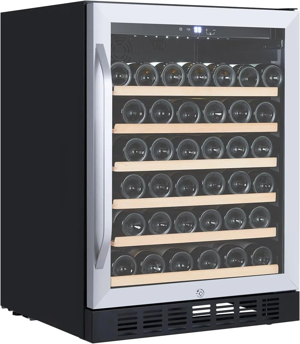 XMSJ Dual Zone Wine Cooler With Digital Touch Screen