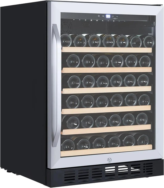 XMSJ Dual Zone Wine Cooler With Digital Touch Screen