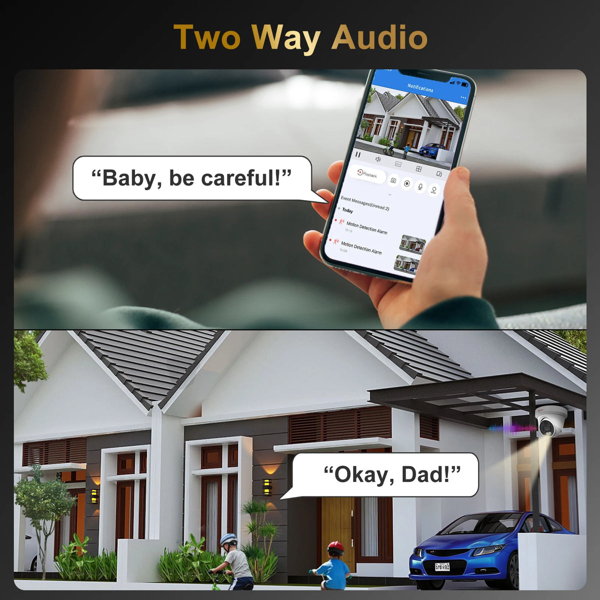 Anpviz 4K PoE Security Camera System With Two Way Audio