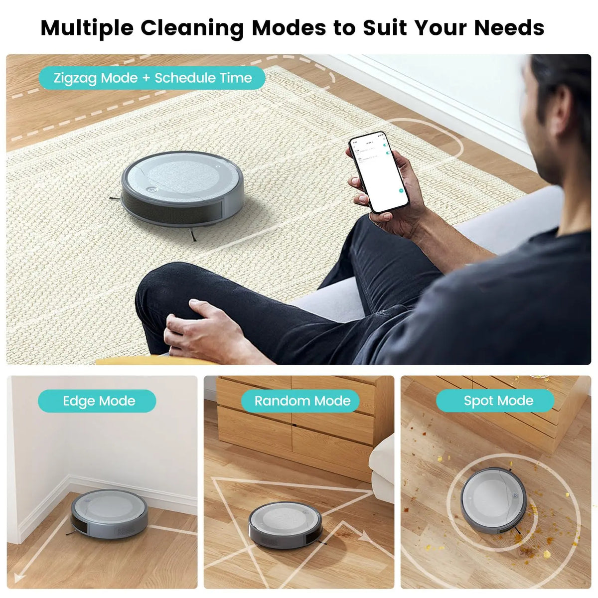 Lefant M310 Robot Vacuum With 4500Pa Suction And Smart Control