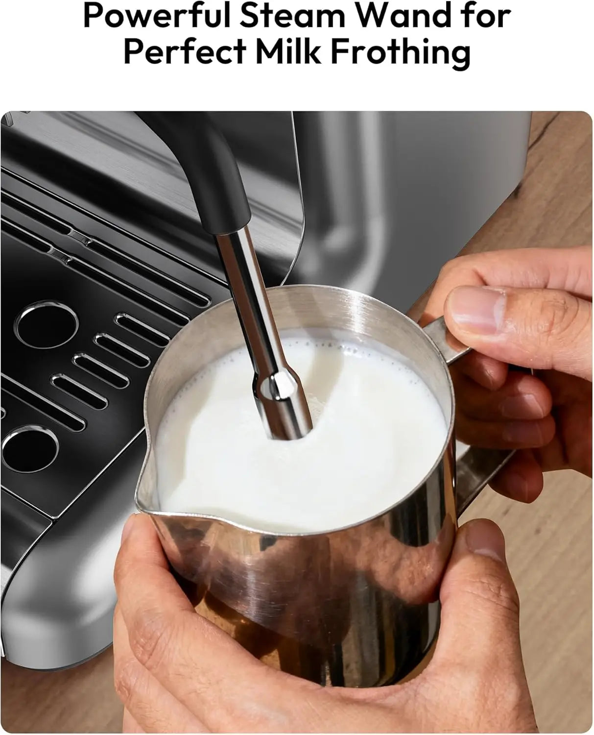 Home Espresso Machine With Built In Grinder And Milk Frother 20 Bar