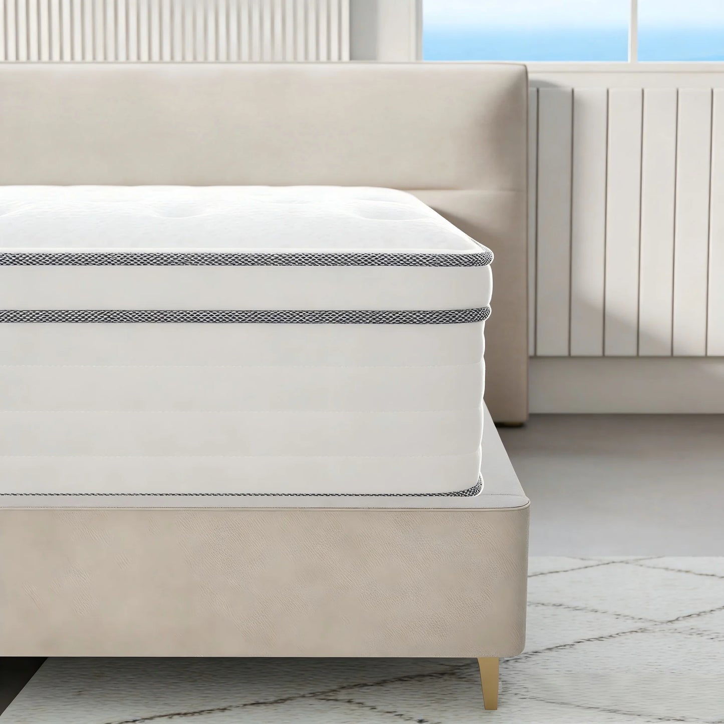 Madevos Pain Relieving Hybrid Mattress for Lumbar and Hip Support