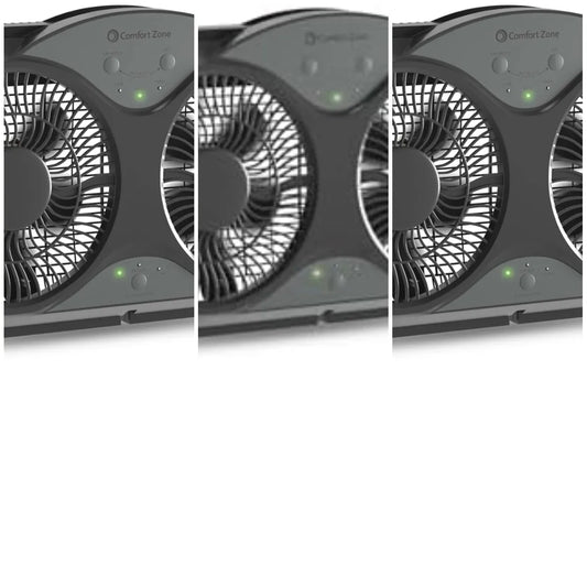 XMSJ Reversible Window Fan With Remote Control 3 Speed