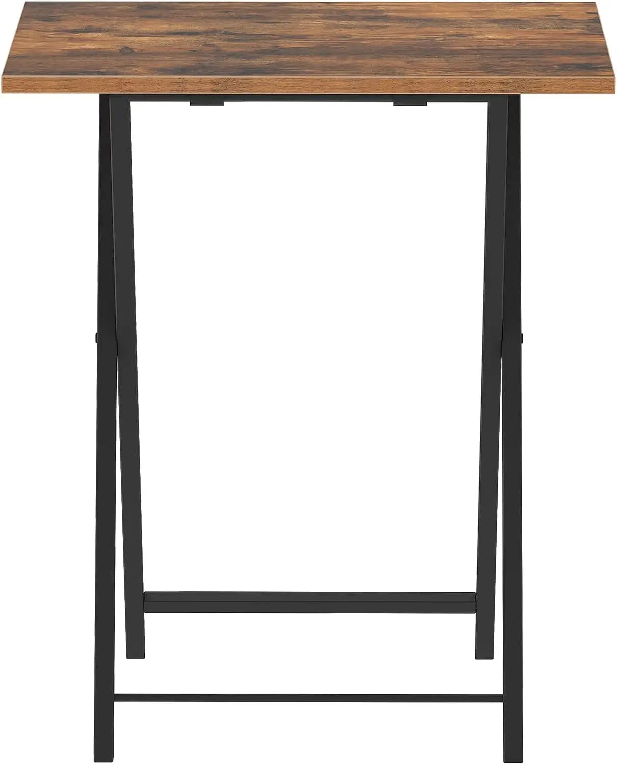 XIUWO Folding TV Tray Tables Set For Small Spaces