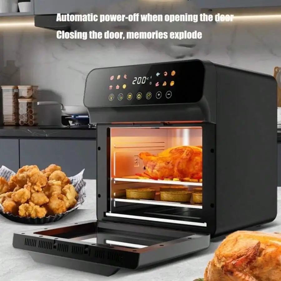 XMSJ Visual Intelligent Fully Automatic Air Fryer Anti Scald Handle