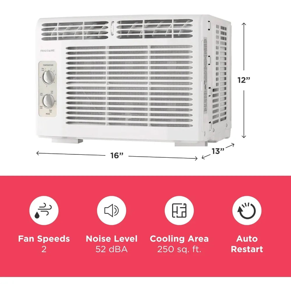 Frigidaire 5000 BTU Window Air Conditioner With Quiet Operation