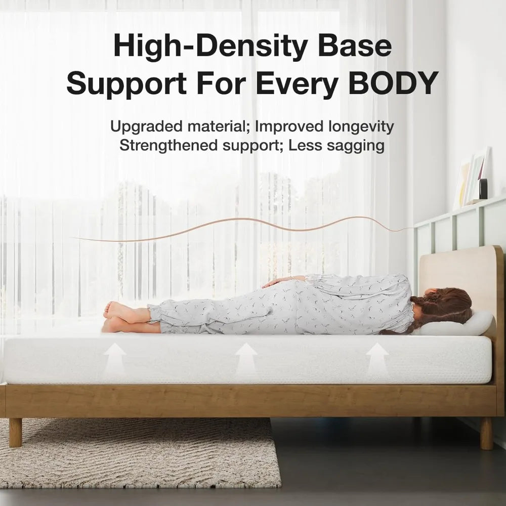 Cooling Gel Memory Foam Mattress For Kids Sleep Comfort