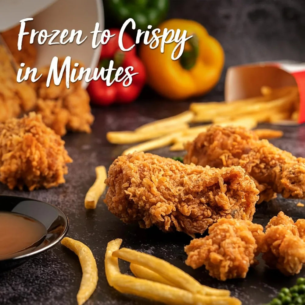 XMSJ Compact Digital Air Fryer Quiet Operation Nonstick Basket