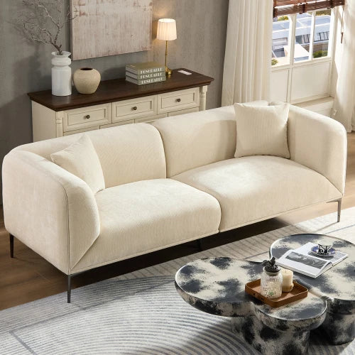 Modern L Shaped Living Room Sofa For Family Movie Nights