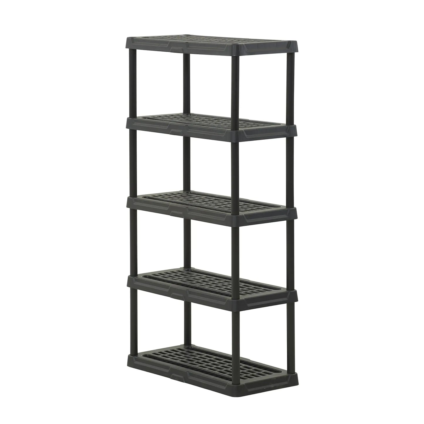 Centrex CX 4 Tier Heavy Duty Plastic Storage Shelves 150lbs Capacity Per Shelf