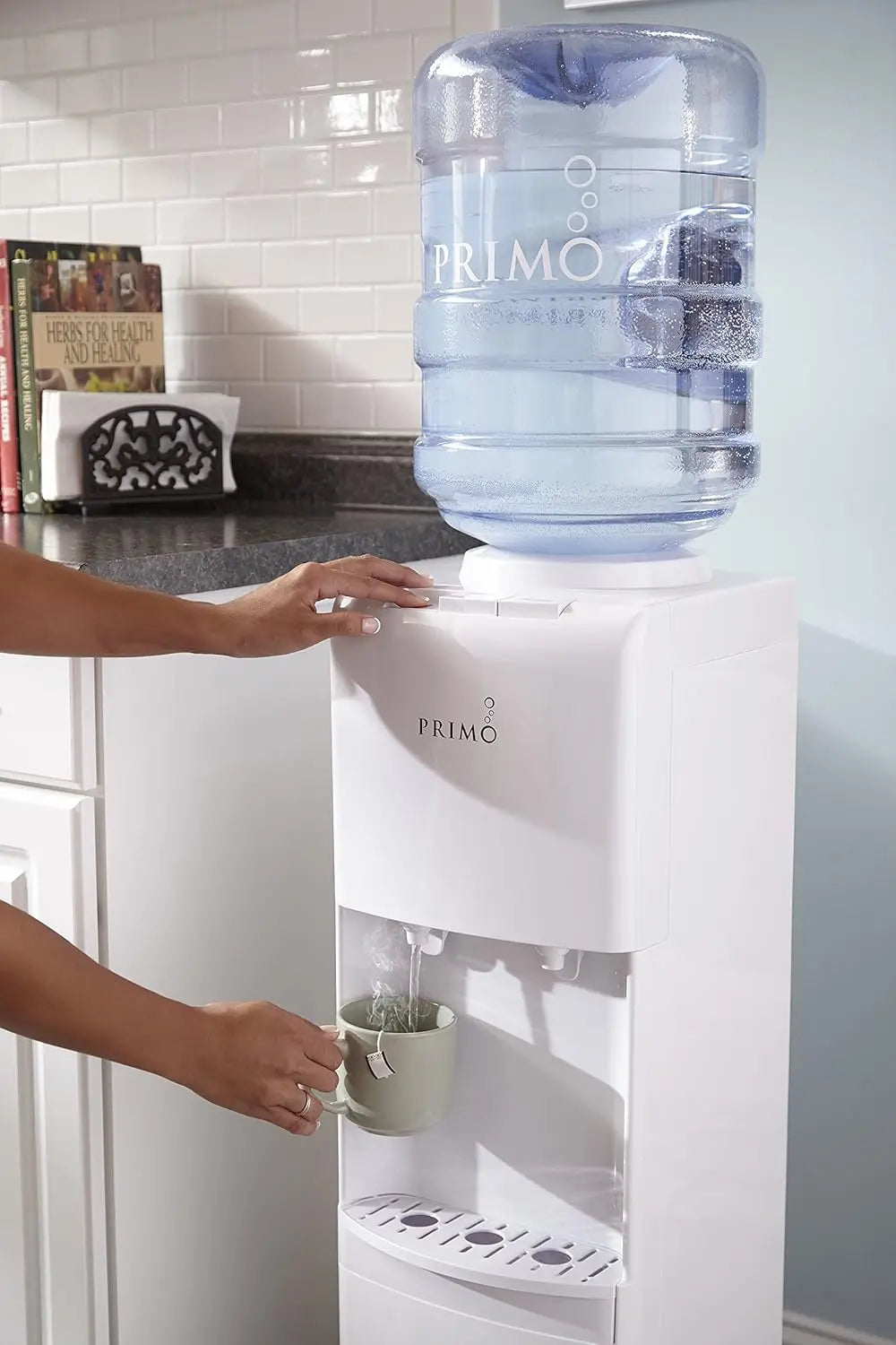 XMSJ Top Loading Water Dispenser Hot Cold for Bottled Water