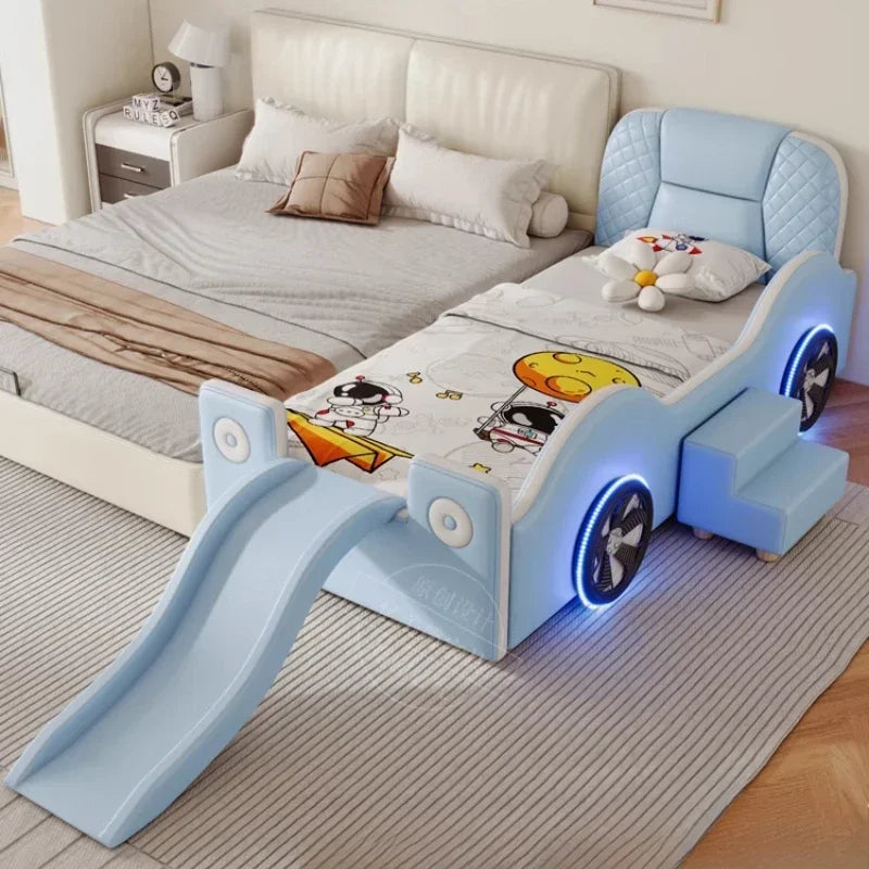 Toddler Bed Modern Luxury Design For Children Space Saving Mattress
