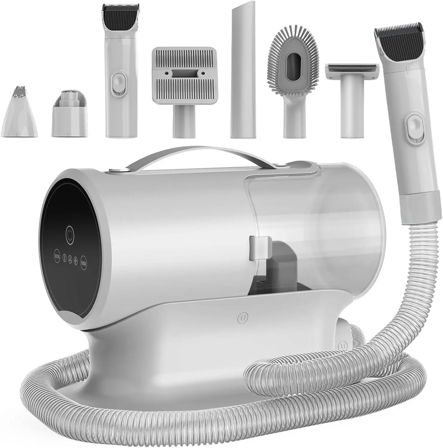 XMSJ Dog Grooming Vacuum Kit With Clipper Nail Trimmer 12000Pa