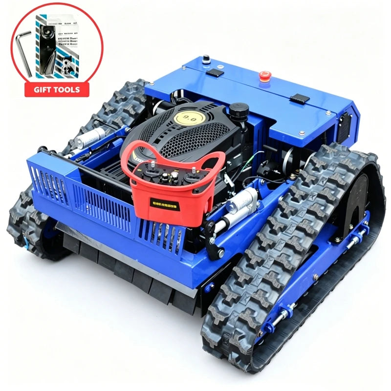 DEEPKRON Remote Control Zero Turn Slope Mower With Weeding Cutter