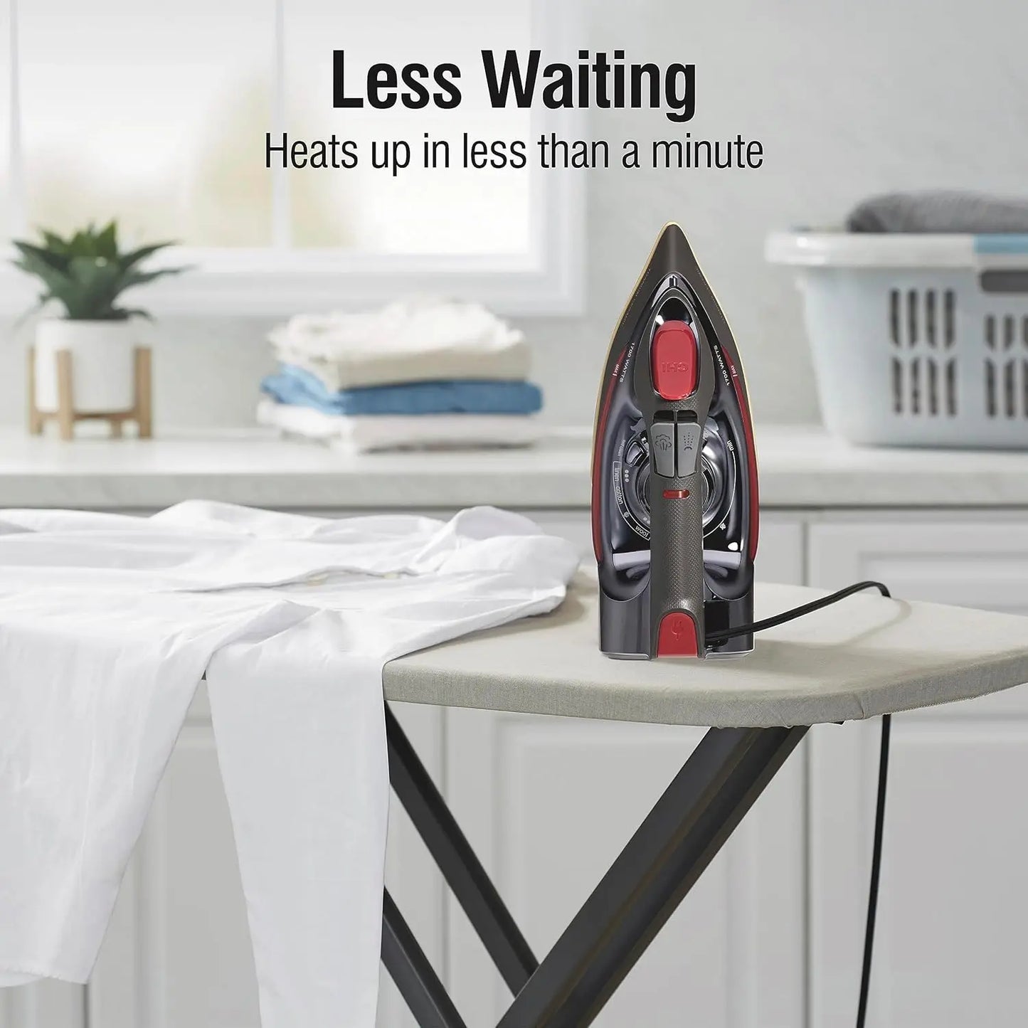 XMSJ Steam Iron 1700W With Auto Shutoff And 8ft Cord
