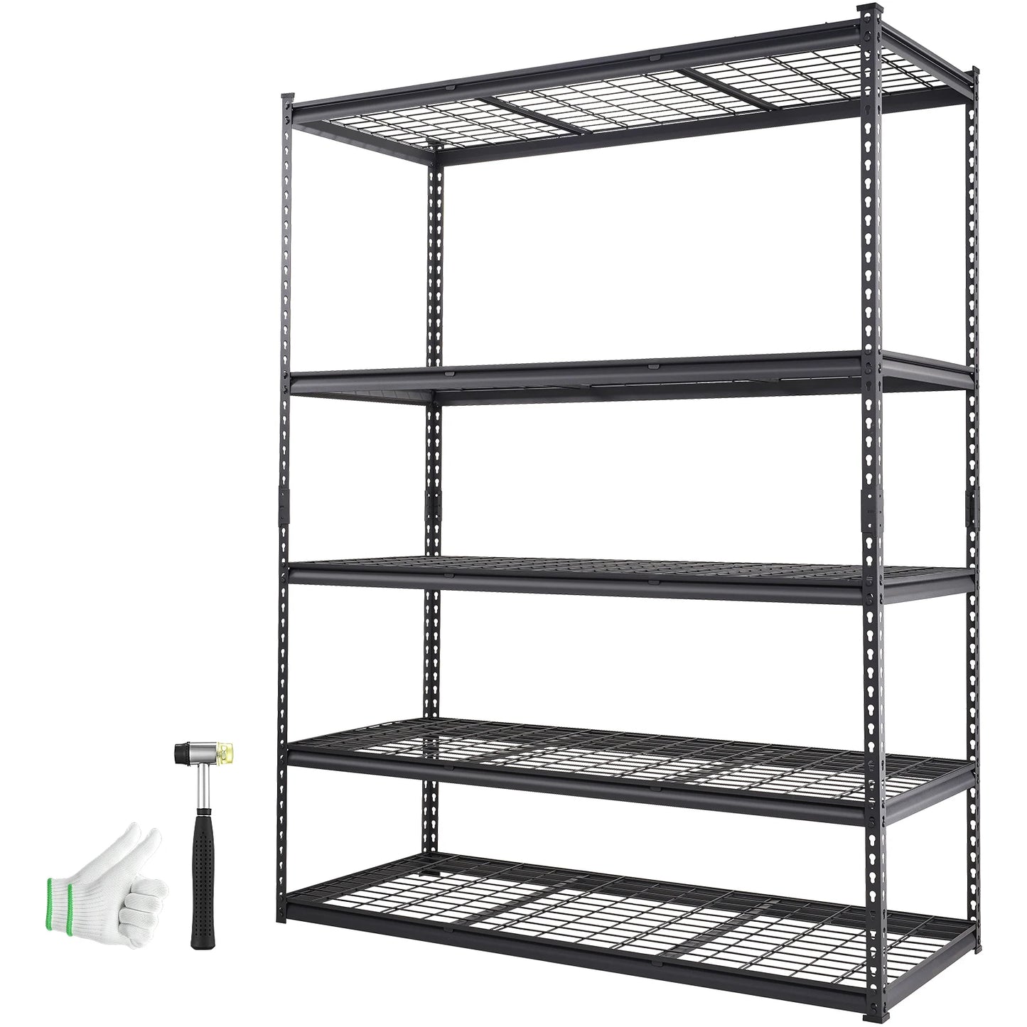 SucceBuy 5-Tier Adjustable Heavy Duty Garage Storage Shelving Unit