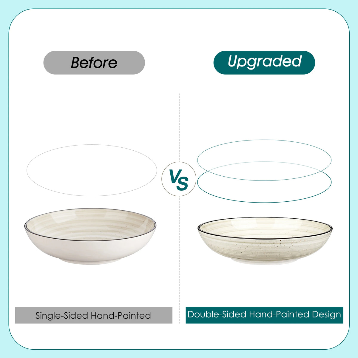 Malacasa Ceramic Dinnerware Set Elegant Spiral Pattern Kitchen Tableware