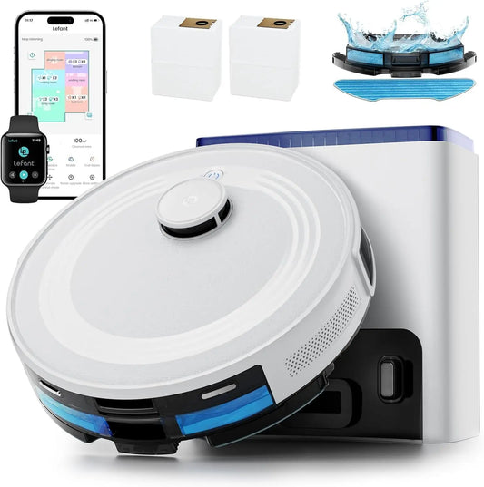 XMSJ LiRobot Vacuum And Mop Self Emptying 6000Pa Suction