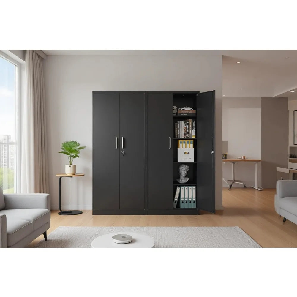 Adjustable Shelves Lockable Metal Storage Cabinet