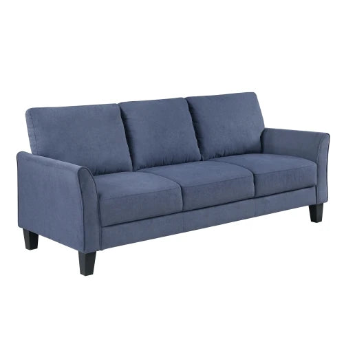 Modern 3 Piece Sofa Set With Solid Wood Frame Cushions
