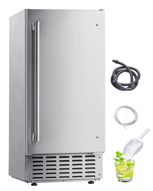 SucceBuy Undercounter Ice Maker 66 Pounds Per Day Nugget Ice