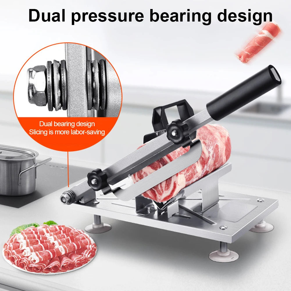 Alloet Beef Mutton Rolls Cutter Meat Slicer Stainless Steel Machine