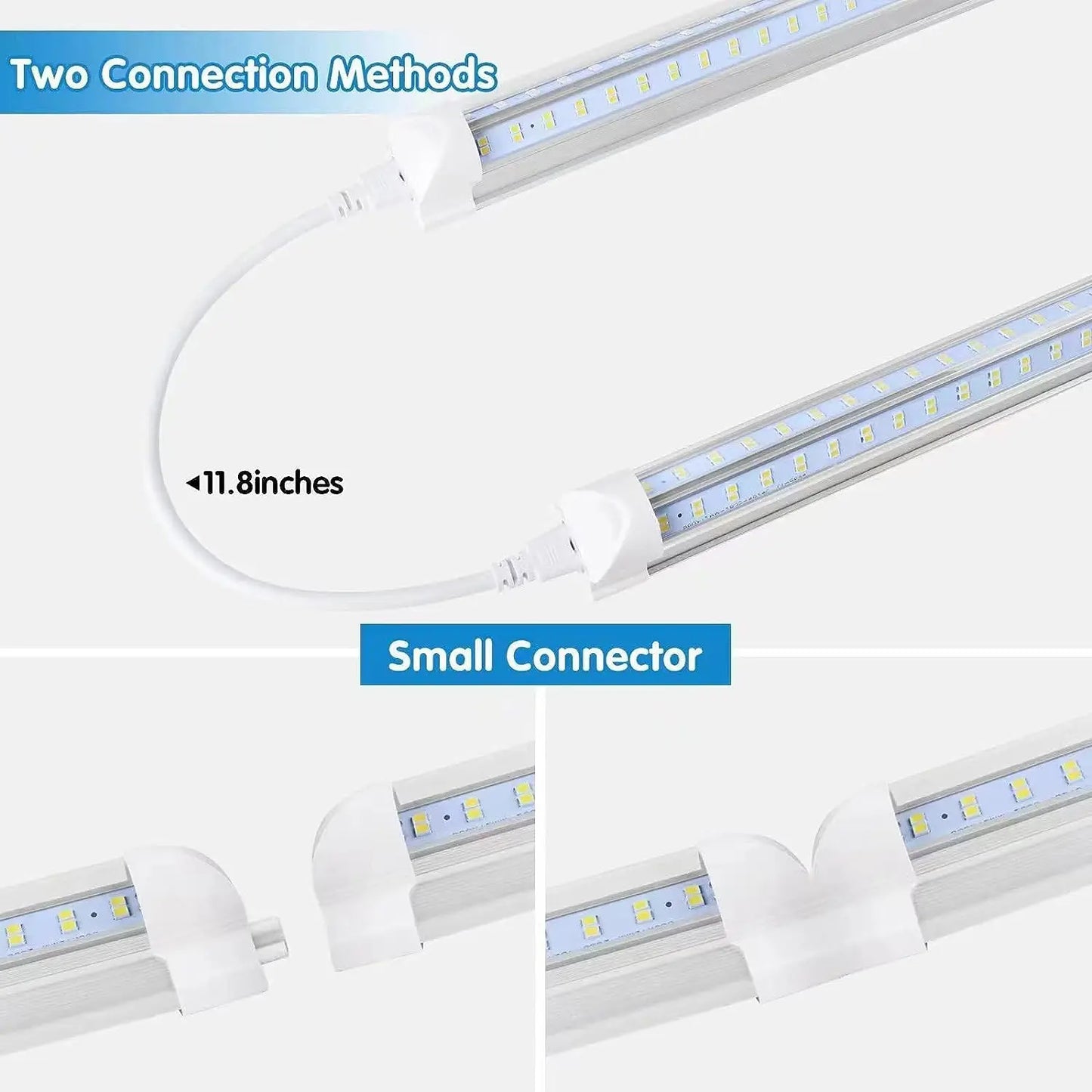 BSK BESTKA Led Shop Lights 50W 6500K 7500LM Linkable