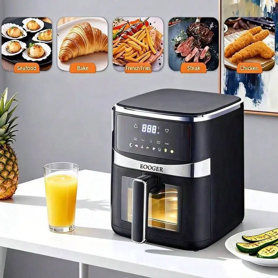 XMSJ Air Fryer With Hi Fry Technology And Touchscreen Controls