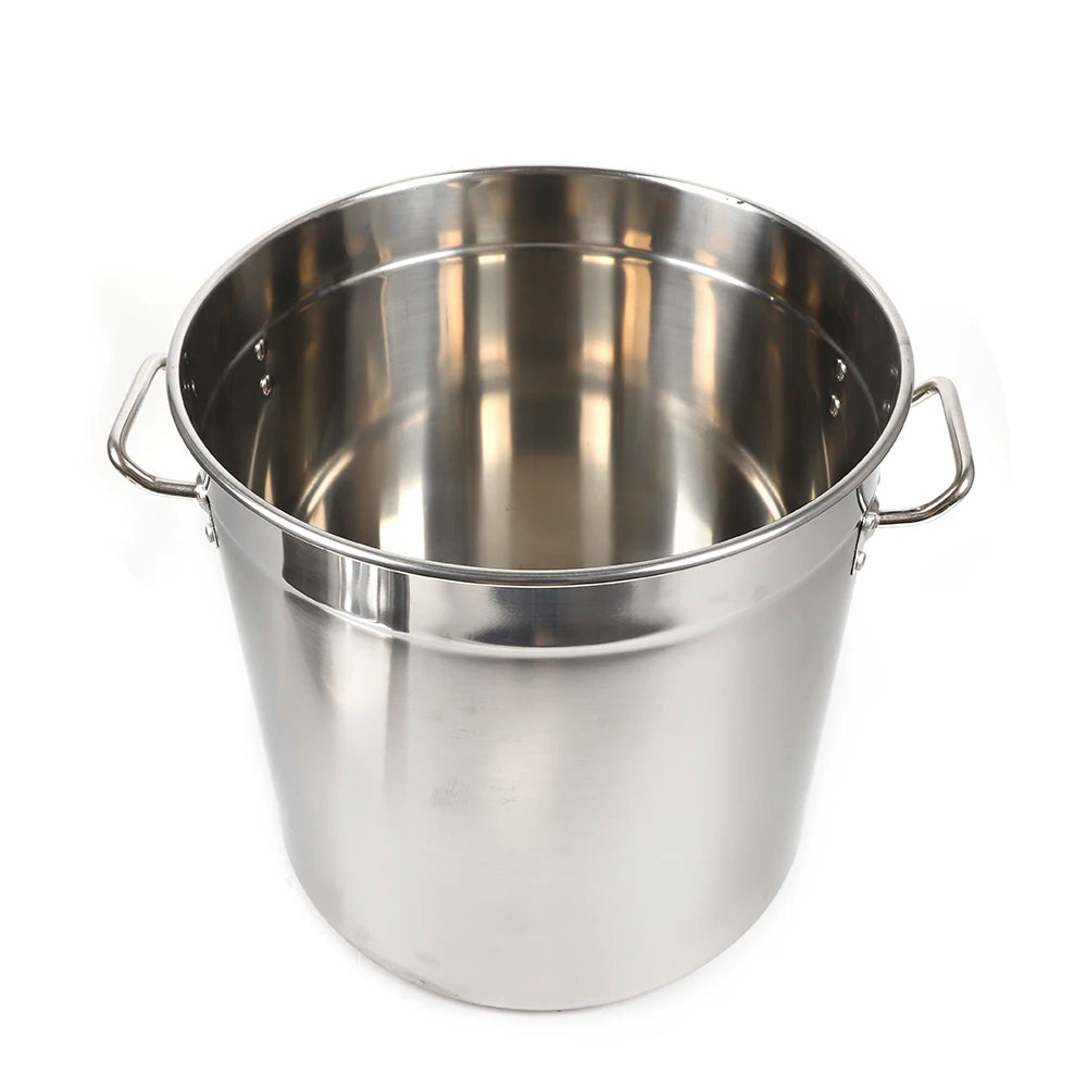 Stainless Steel Stockpot With Airtight Lid Hanging Design For Multi Fuel Use