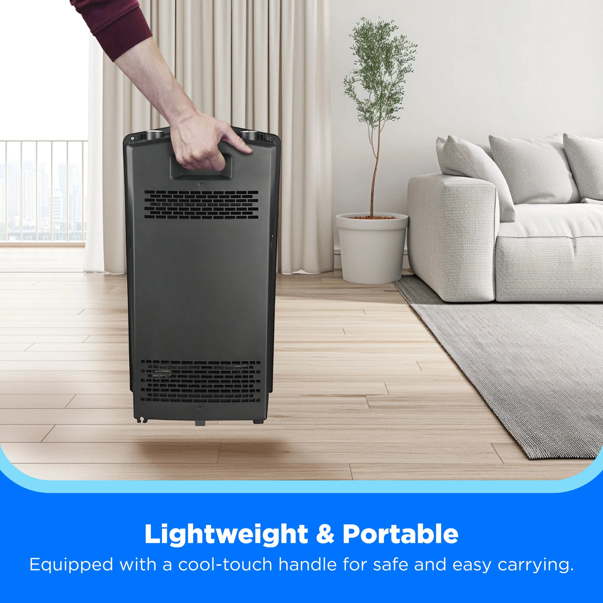 Midea Quartz Radiant Space Heater With Three Heat Settings