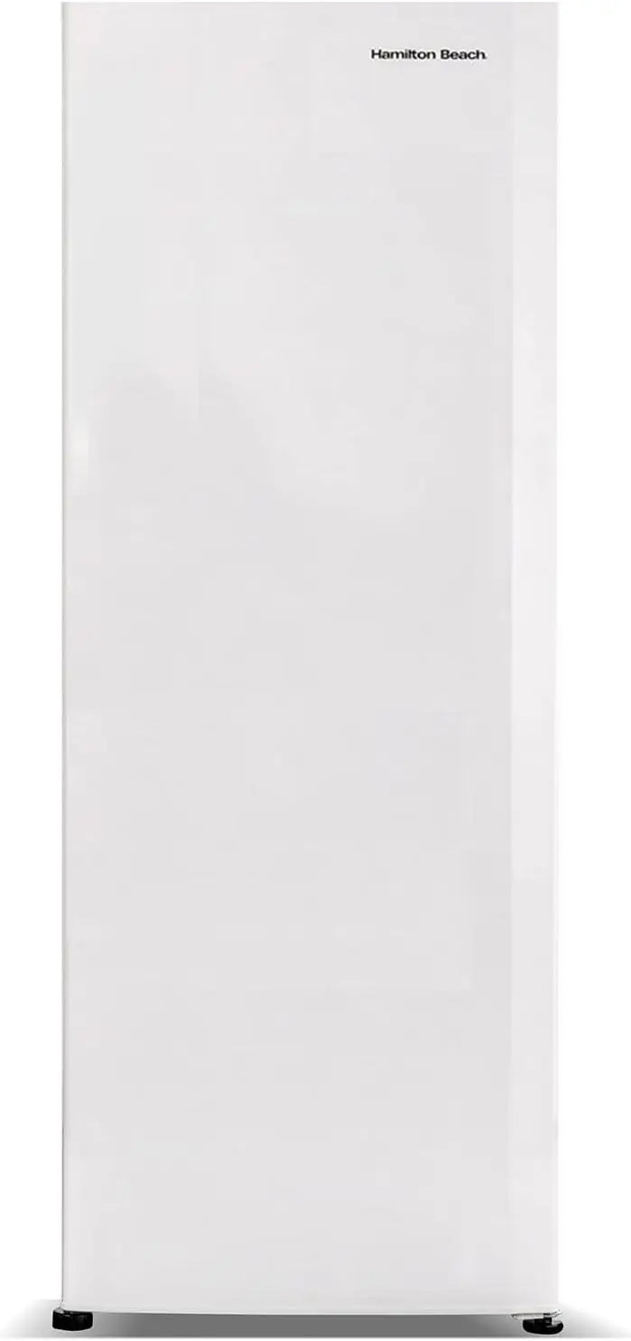 XMSJ Upright Fridge Freezer With Reversible Door Removable Shelves