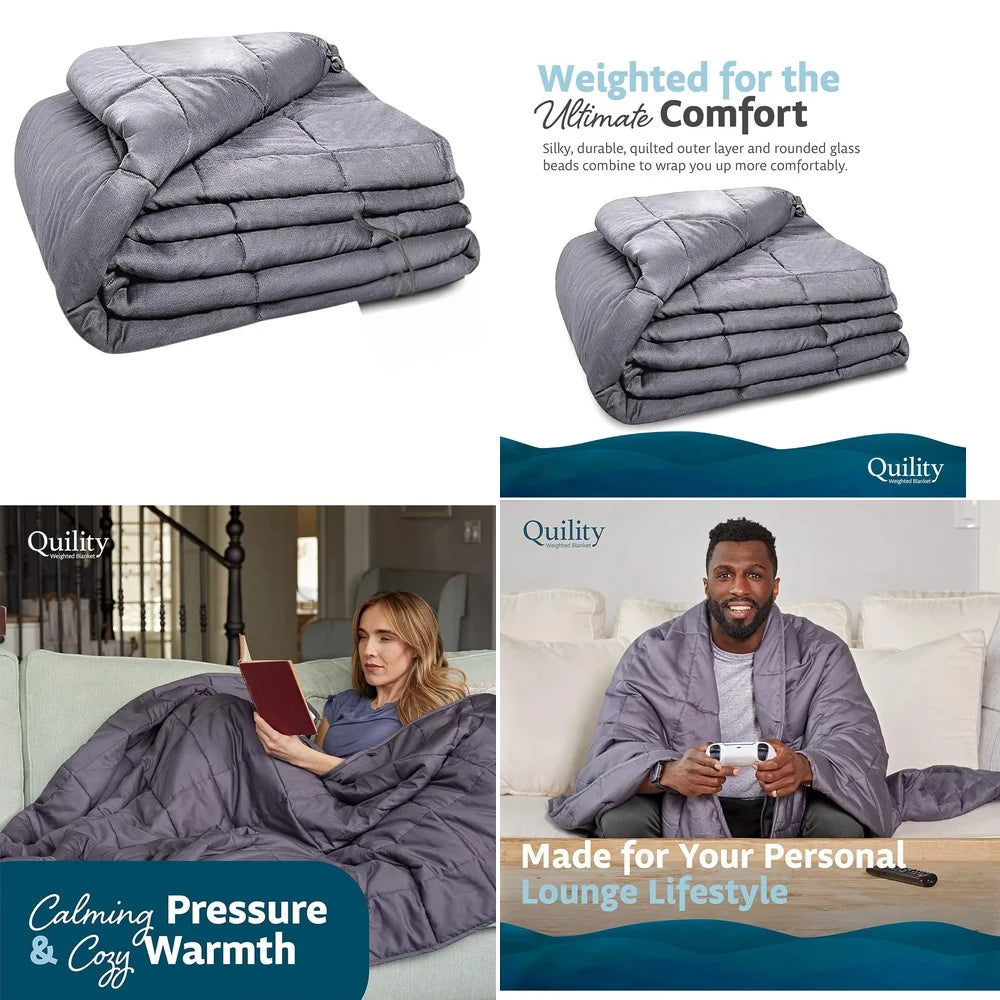 Weighted Blanket For Adults 20 Lb Relaxation And Stress Relief