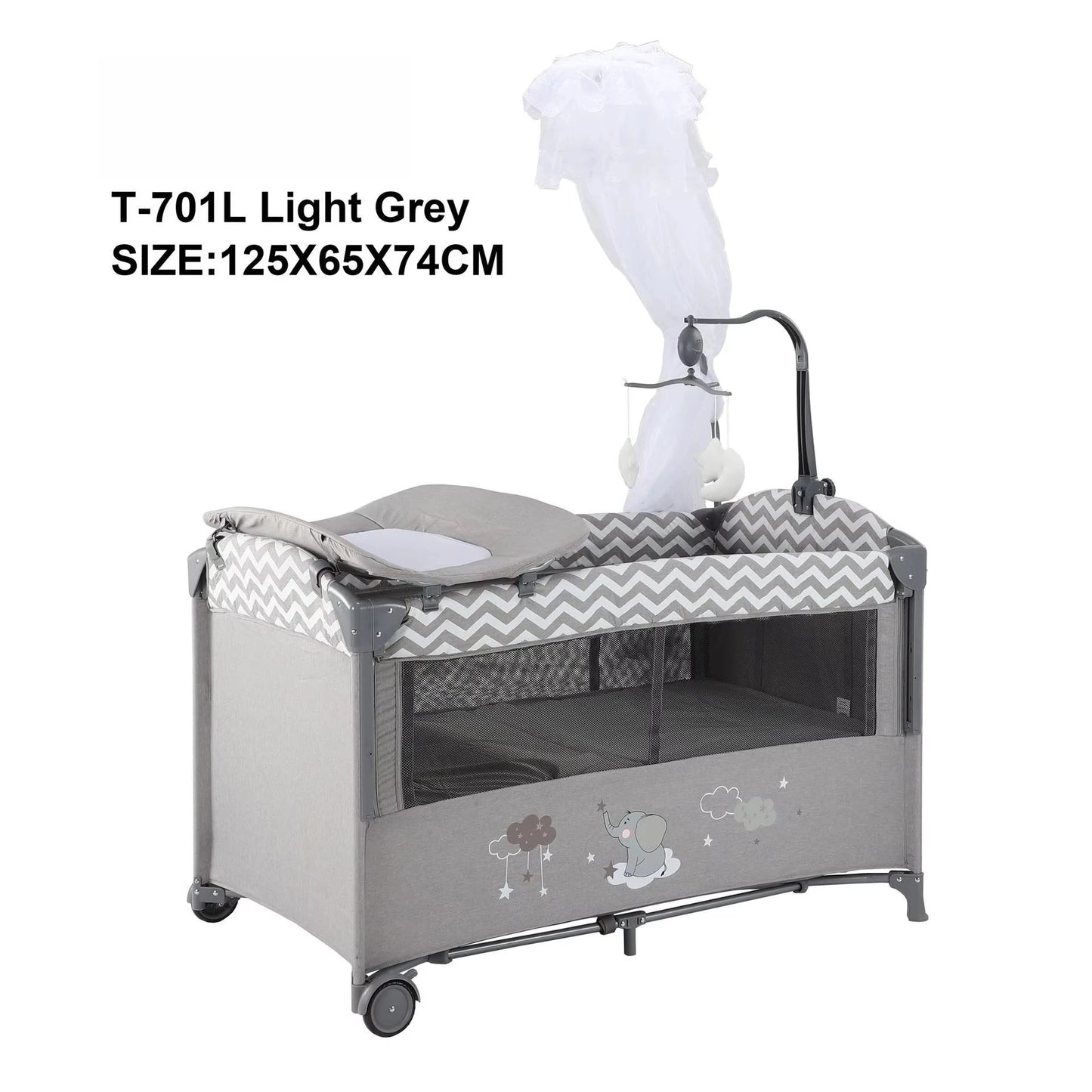 Multifunctional Portable Baby Crib For Sleep And Play