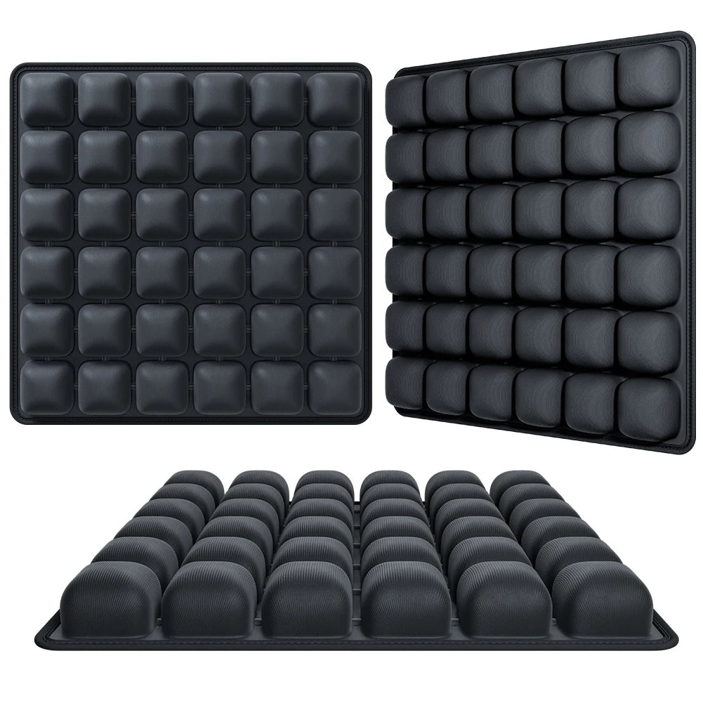 Inflatable Seat Cushion With Storage Bag 3D Air For Office Chair And Wheelchair
