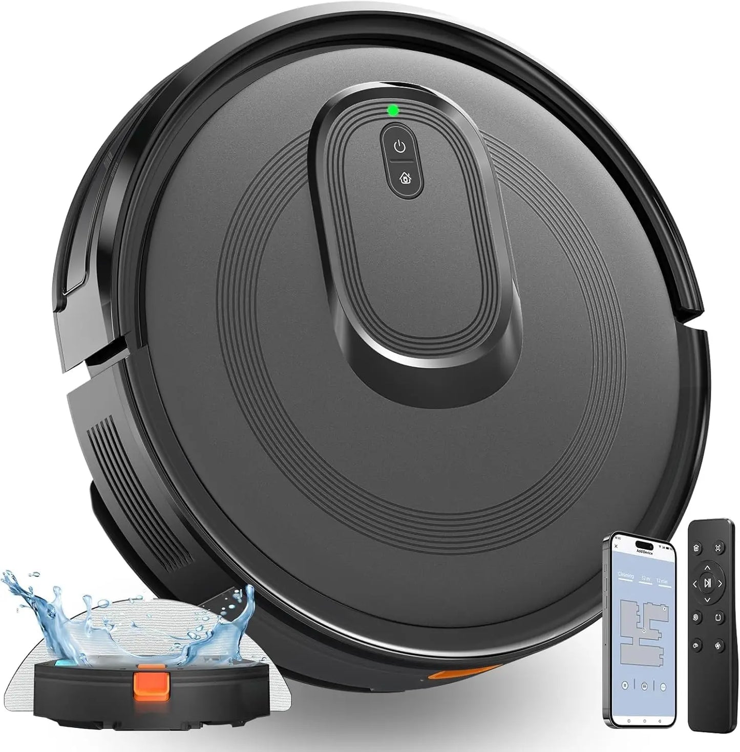 XMSJ 2 In 1 Robot Vacuum And Mop Combo With 4200Pa Suction