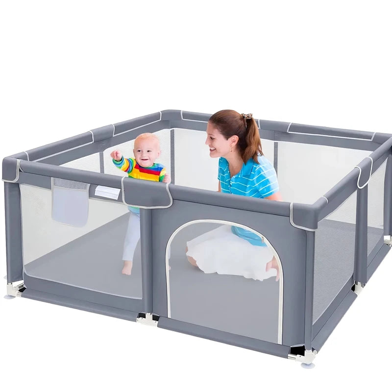 Foldable Baby Playpen Playground Safety Yard For Indoor Outdoor Use
