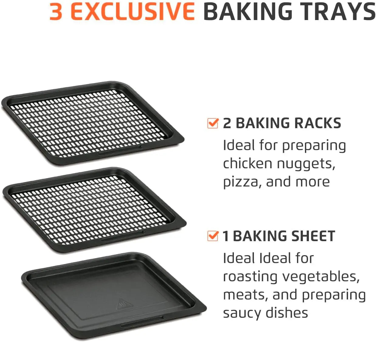 XMSJ Air Fryer Oven 1800W With 12 7 Quart Capacity